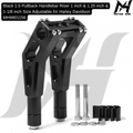 Black 1.5 Pullback Handlebar Riser 1 inch & 1.25 inch & 1-1/8 inch Size Adjustable for Harley Davidson MH9901156