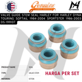 VALVE GUIDE STEM SEAL HARLEY FOR HARLEY DYNA TOURING SOFTAIL 1984-2004 SPORTSTER 1986-2003 DS-199107 OEM 1800183 1800183A 1800183B 1800183C KODE JGI 18001 83 A