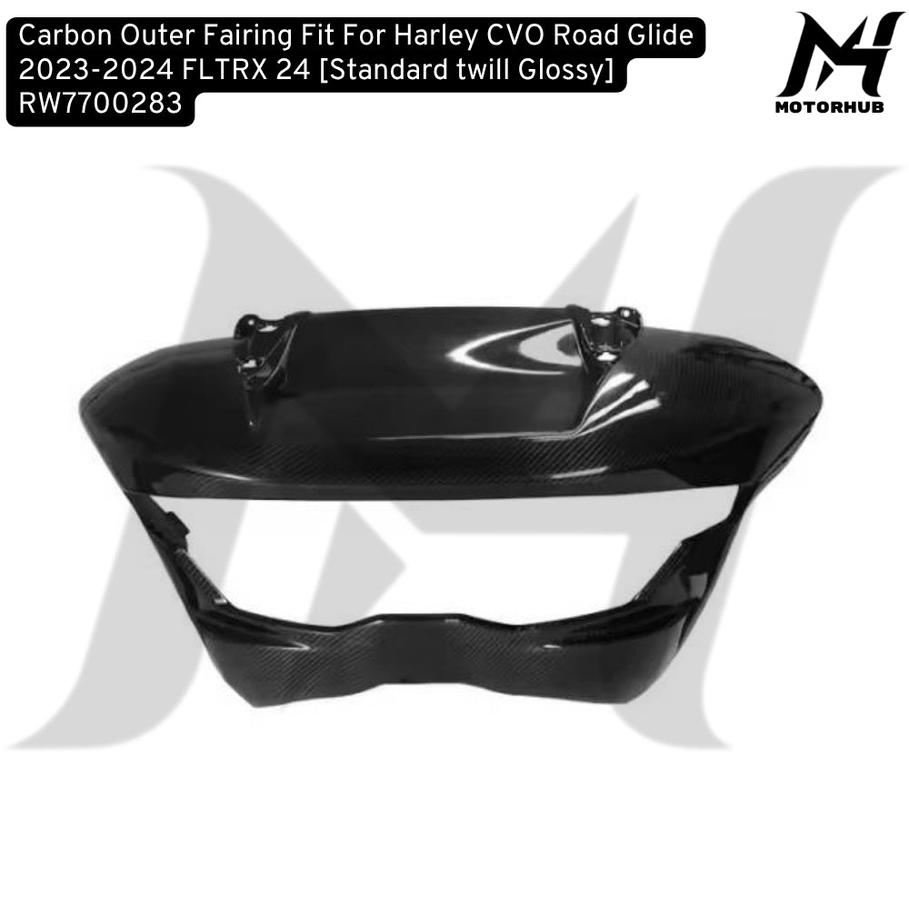 Carbon Outer Fairing Fit For Harley CVO Road Glide 2023-2024 FLTRX 24 [Standard twill Glossy] RW7700283