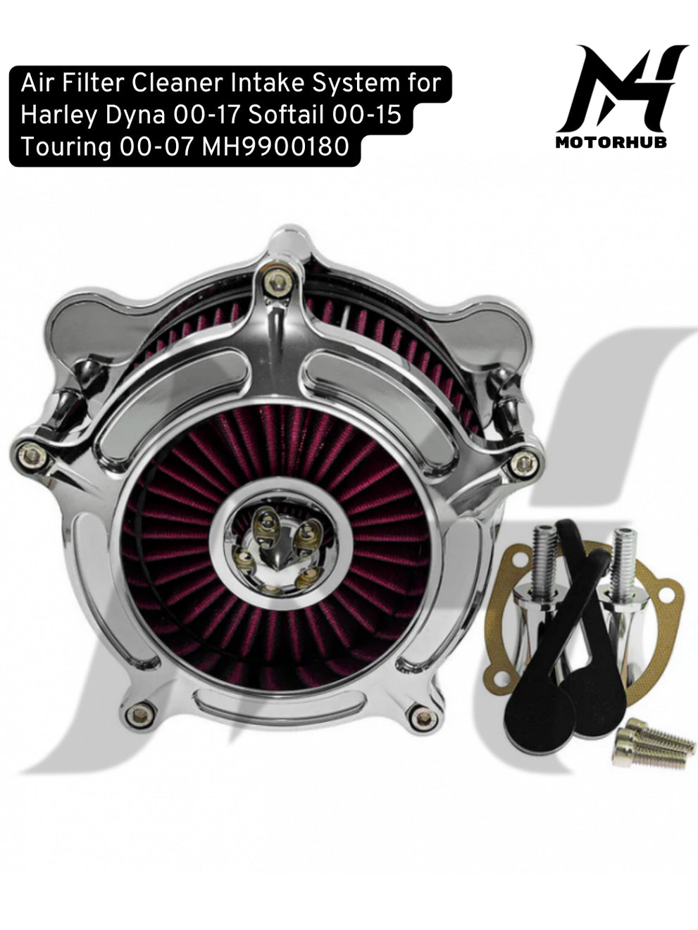 Air Filter Cleaner Intake System for Harley Dyna 00-17 Softail 00-15 Touring 00-07 MH9900180