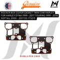 ROCKER BOX COVER GASKET TWIN CAM HARLEY FOR HARLEY DYNA 1999 - 2017 TOURING 1999 - 2016 SOFTAIL 2000 - 2017 DS-173215 OEM 16719-99A 16719-99B