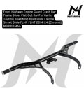 Front Highway Engine Guard Crash Bar Frame Slider Flat-Out Bar For Harley Touring Road King Road Glide Electra Street Glide FLHR FLHT 2014-24 [Chrome] MH9900466