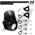 DS RW 11 Inch Headlight fairing with 49mm clamps [Smoke] Fairing Club Style Motorcycle Harley Davidson MH9900443