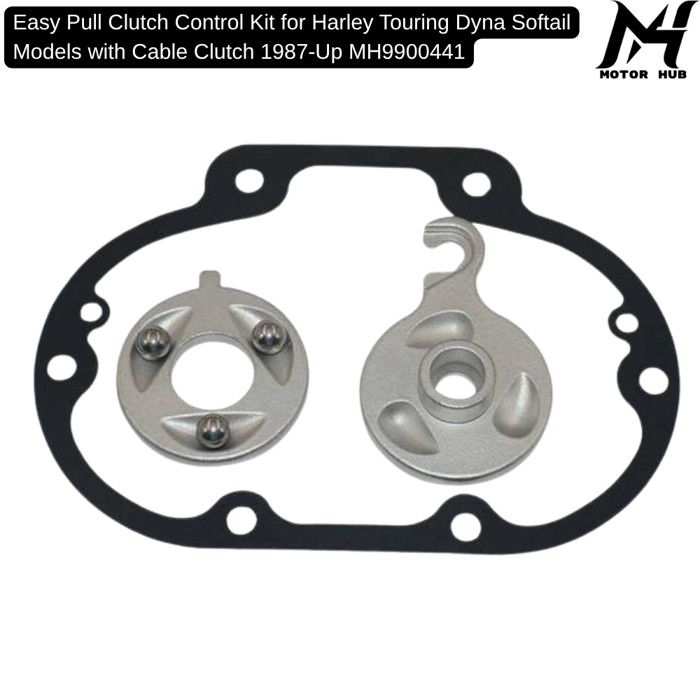 Easy Pull Clutch Control Kit for Harley Touring Dyna Softail Models with Cable Clutch 1987-Up MH9900441