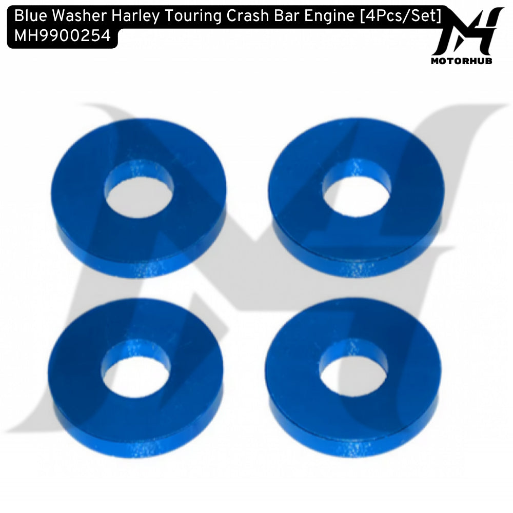Blue Washer Harley Touring Crash Bar Engine [4Pcs/Set] MH9900254