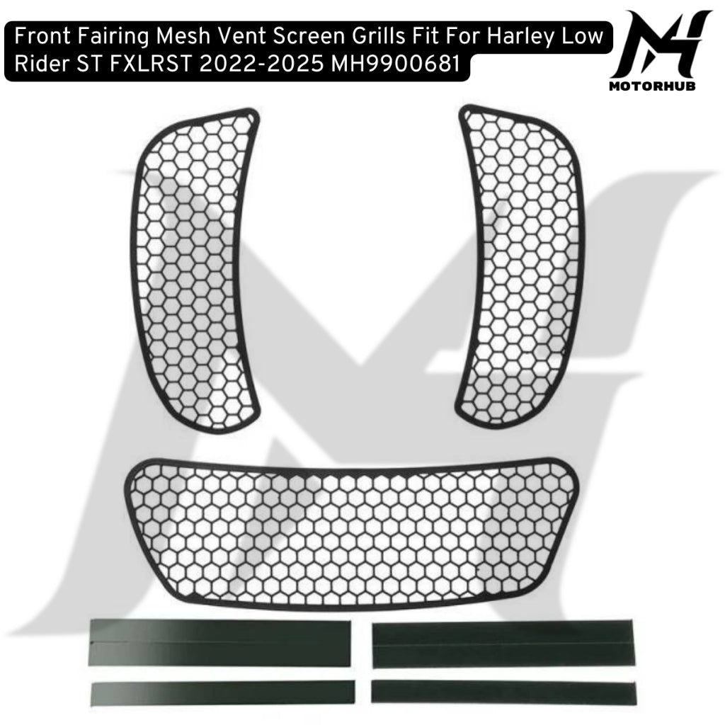 Front Fairing Mesh Vent Screen Grills Fit For Harley Low Rider ST FXLRST 2022-2025 MH9900681