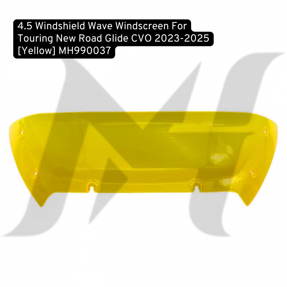 4.5 Windshield Wave Windscreen For Touring New Road Glide CVO 2023-2025 [Yellow] MH990037