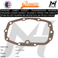GENUINE JAMES GASKET TRANSMISSION BEARING HOUSING COVER GASKET SILICON 5 SPEED FOR HARLEY DYNA 82-00 TOURING 80-98 SOFTAIL 84-99 DS-174133 OEM 3565279X