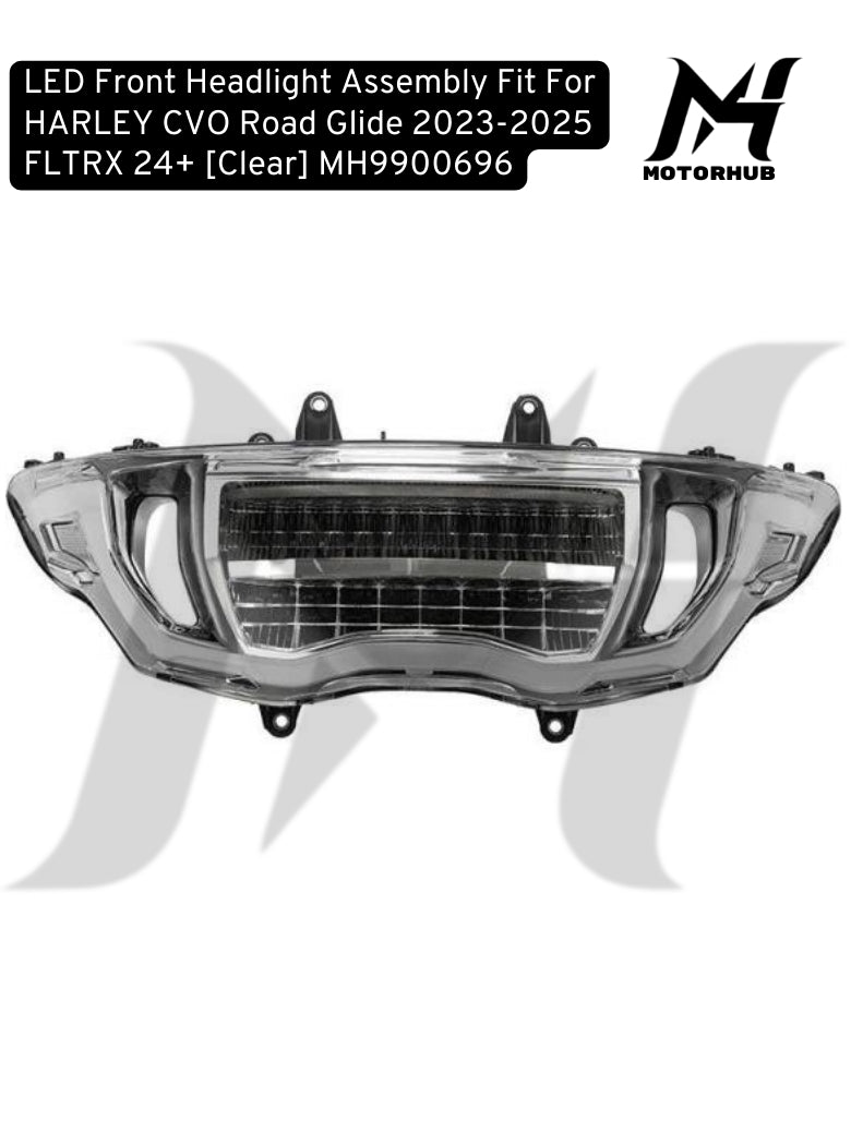 LED Front Headlight Assembly Fit For HARLEY CVO Road Glide 2023-2025 FLTRX 24+ [Clear] MH9900696