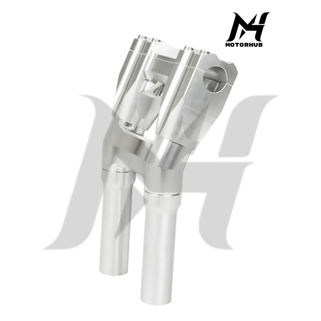 Riser 10 Inch Clamp 1-1/8 KARUS 100% Isolated & Kickback Risers 1-1/8 - 10 Inch [Raw] MH9900612