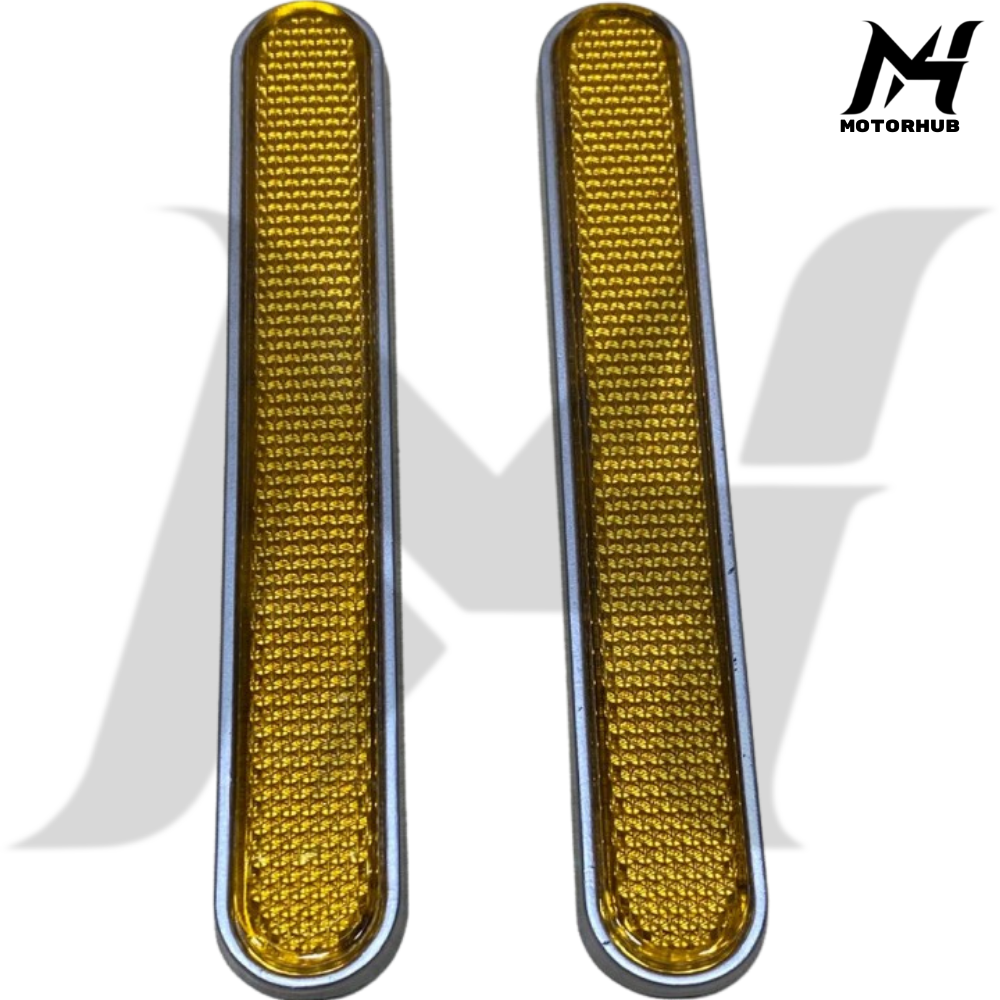 HARLEY FORK LEG REFLECTORS FOR ALL HARLEY 2906C35 01 S