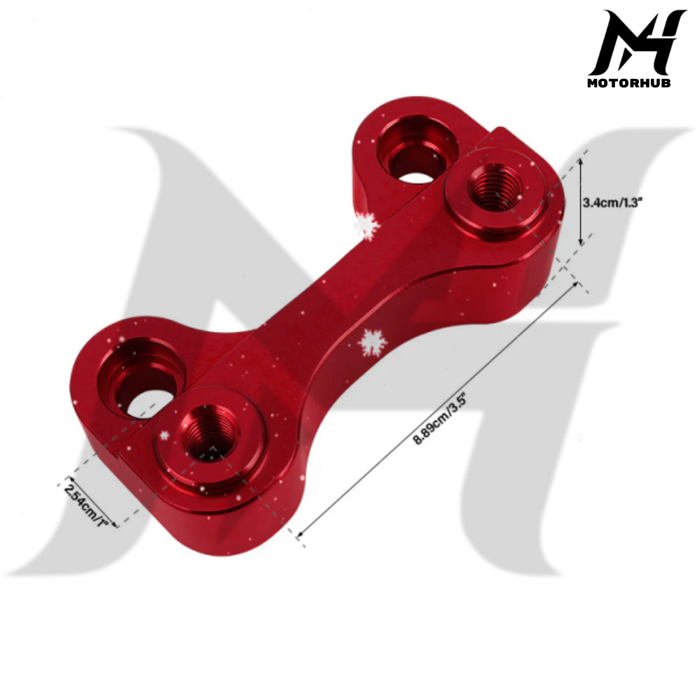 Red Pullback Plate Fit For Harley Dyna 1999-2017 Softail 2000-2024 Pull Back Plate Dyna MH9900202