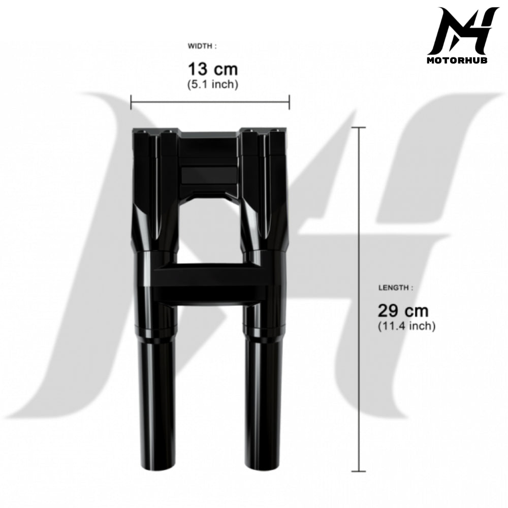 IronPulse 10 inch-1 inch Handlebar Risers [Black] Riser 10 inch MH9901045