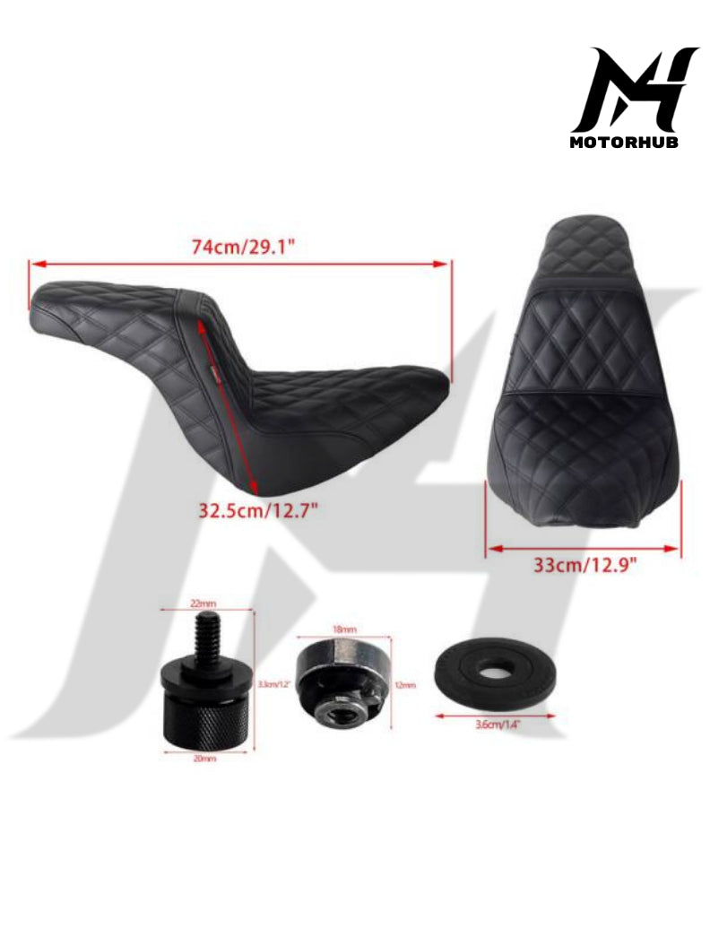 Sport Seat Harley M8 Softail Low Rider ST S Sport Glide LS Step 2-Up Gel Pad Seat MH990015