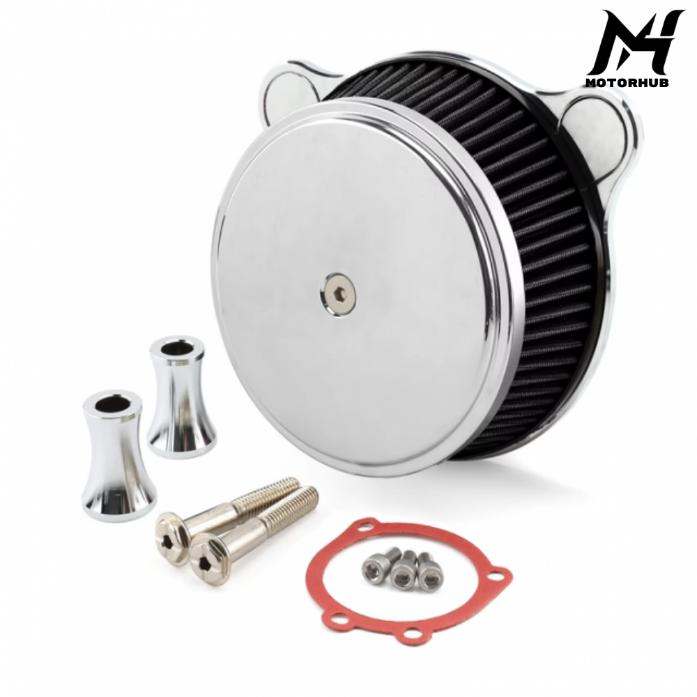 ArlinMess Air filter fit for FXR Evo/Twin cam 1993-2007 [Chrome] MH99012463