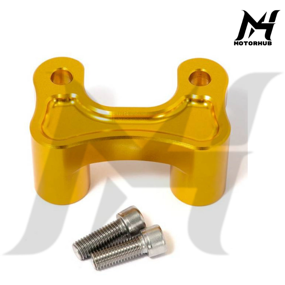 Pull back Plate Adapter Handlebar Riser Pull Back Plate Relocation Street Glide 2014-2023  [Gold]  MH9900705