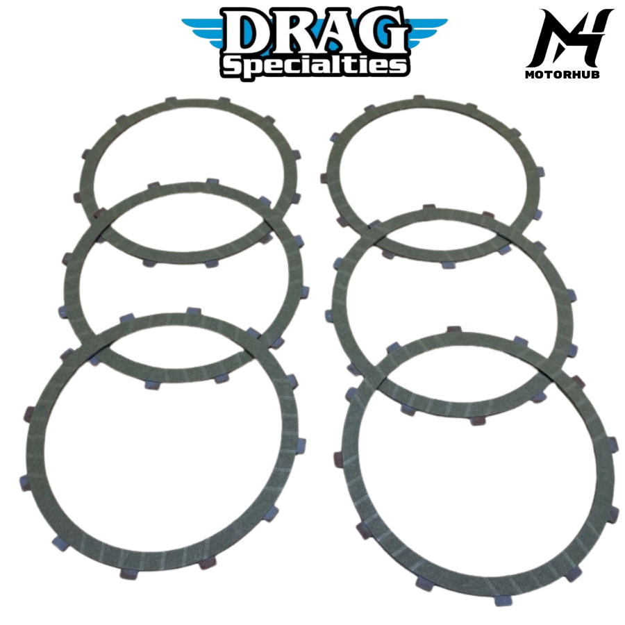 KAMPAS KOPLING CLUTCH PLATE ARAMID HARLEY BIG TWIN FOR HARLEY DYNA TOURING 1984 - 1989 SOFTAIL 1986 - 1989 1131-0421 OEM 37931-84