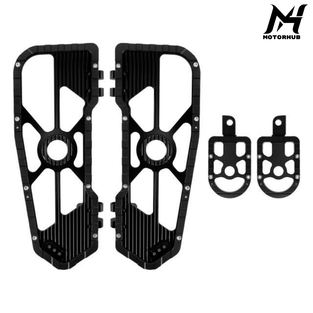 Rebusin Passenger Floorboard Shifter Brake Pedal Levers Set for Harley Touring 2014-2026 [Black] MH99012483