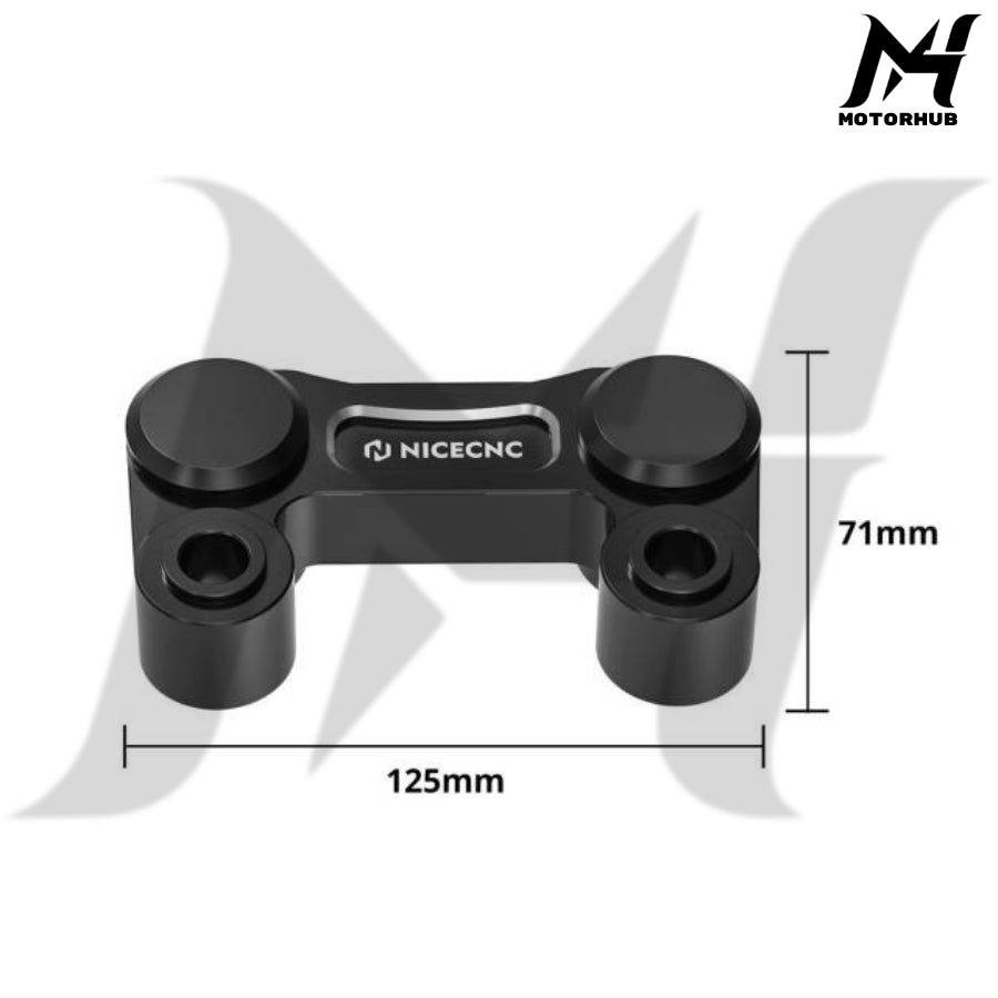 Nice CNC Pull Back Plate Road Glide Harley Davidson Handlebar Riser Relocation MH9900408