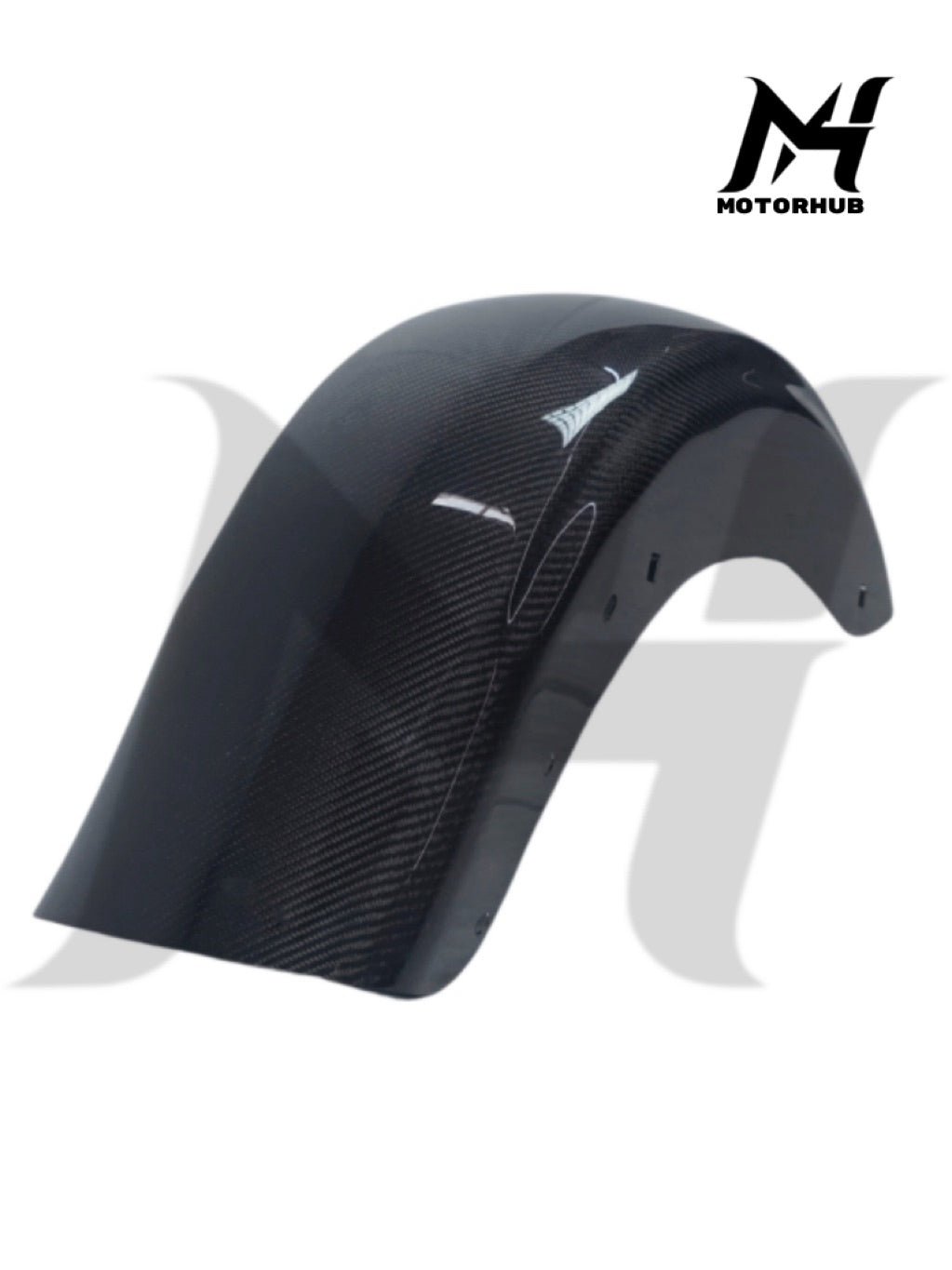Black Carbon Fiber Touring Rear Fender 2014+ Street Road Glide [Standard twill Glossy] BG100810