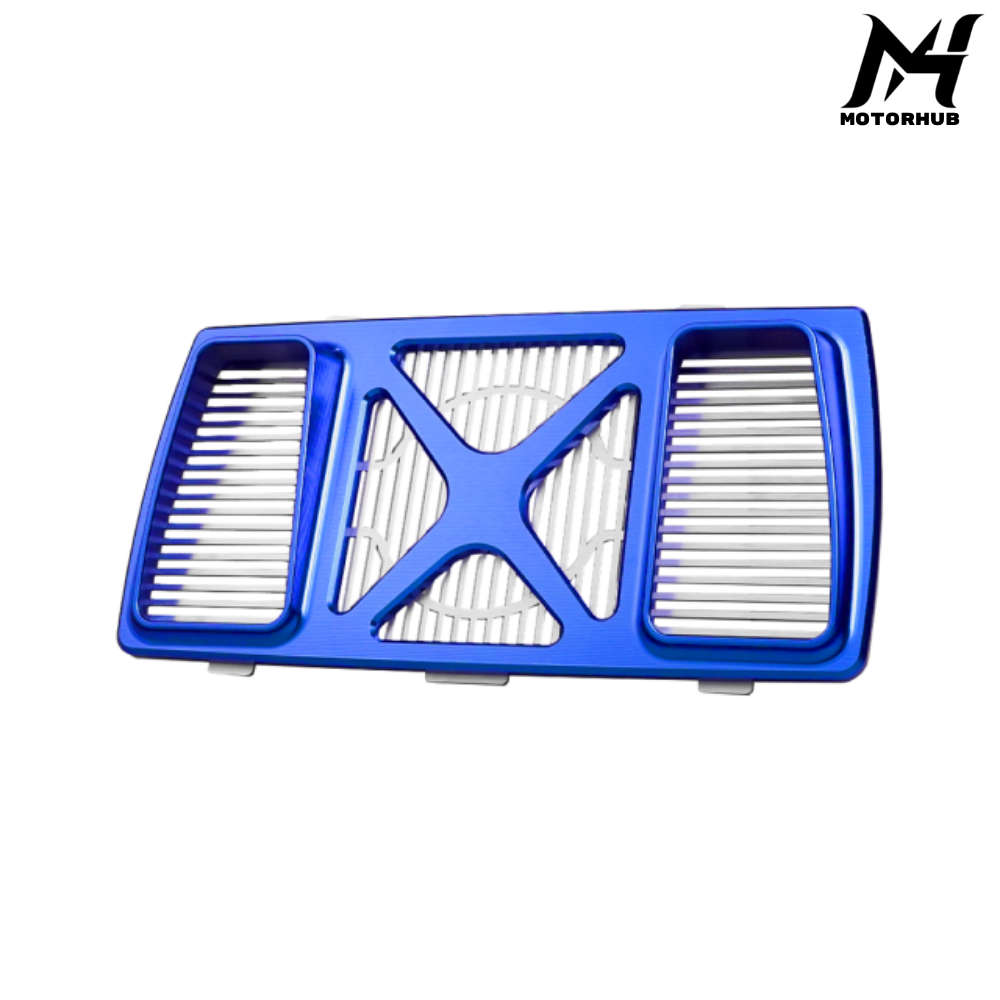 CastemKultur CNC Oil Cooler Cover Protection Radiator Guards Touring Gen2 2024+ [Blue] MH9901216