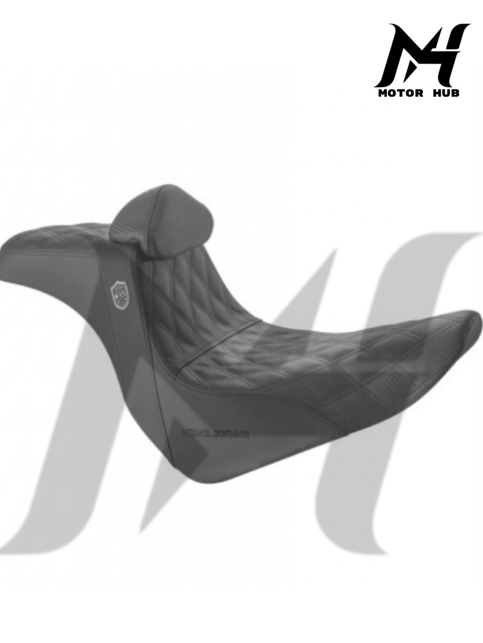 Saddlemen Pro Series SDC Performance Gripper Seat with Drivers Lumbar Rest [SC81829DBRT] BG100863