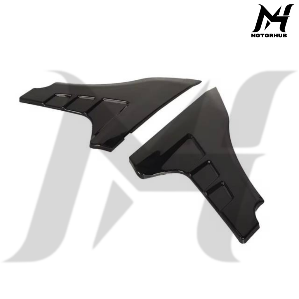 Fairing Front Side Cover V2 Road Glide 2024-2026 With Support Bar Braket [Black Glossy] MH9900667