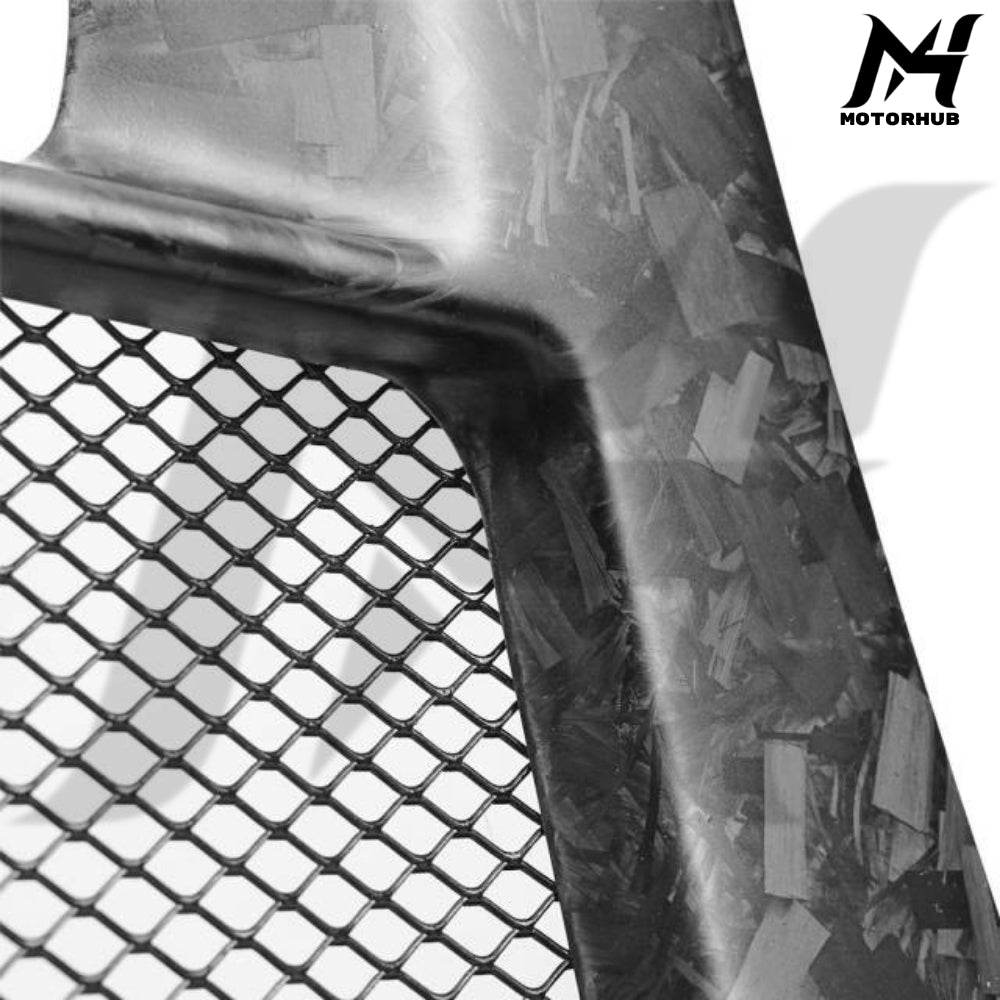 Carbon Fairing Spoilers Radiator Chin Cover For Harley Touring 23-24 [Forged Doff] RW7700281