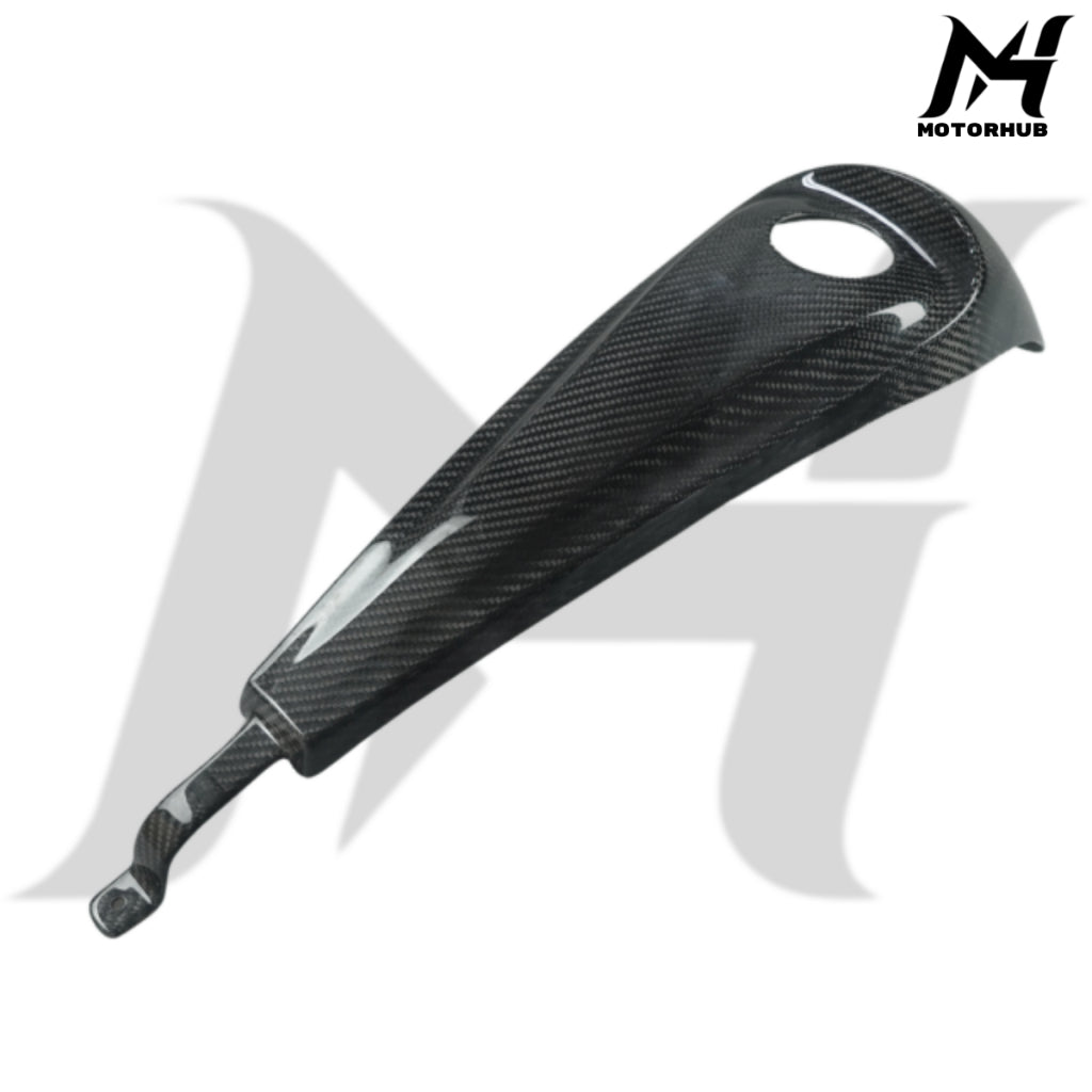Carbon Fiber Tank Dash Console Gas Tank Cap Fit for 2009-2023 Harley Touring [Standard Twill Glossy] RW7700125