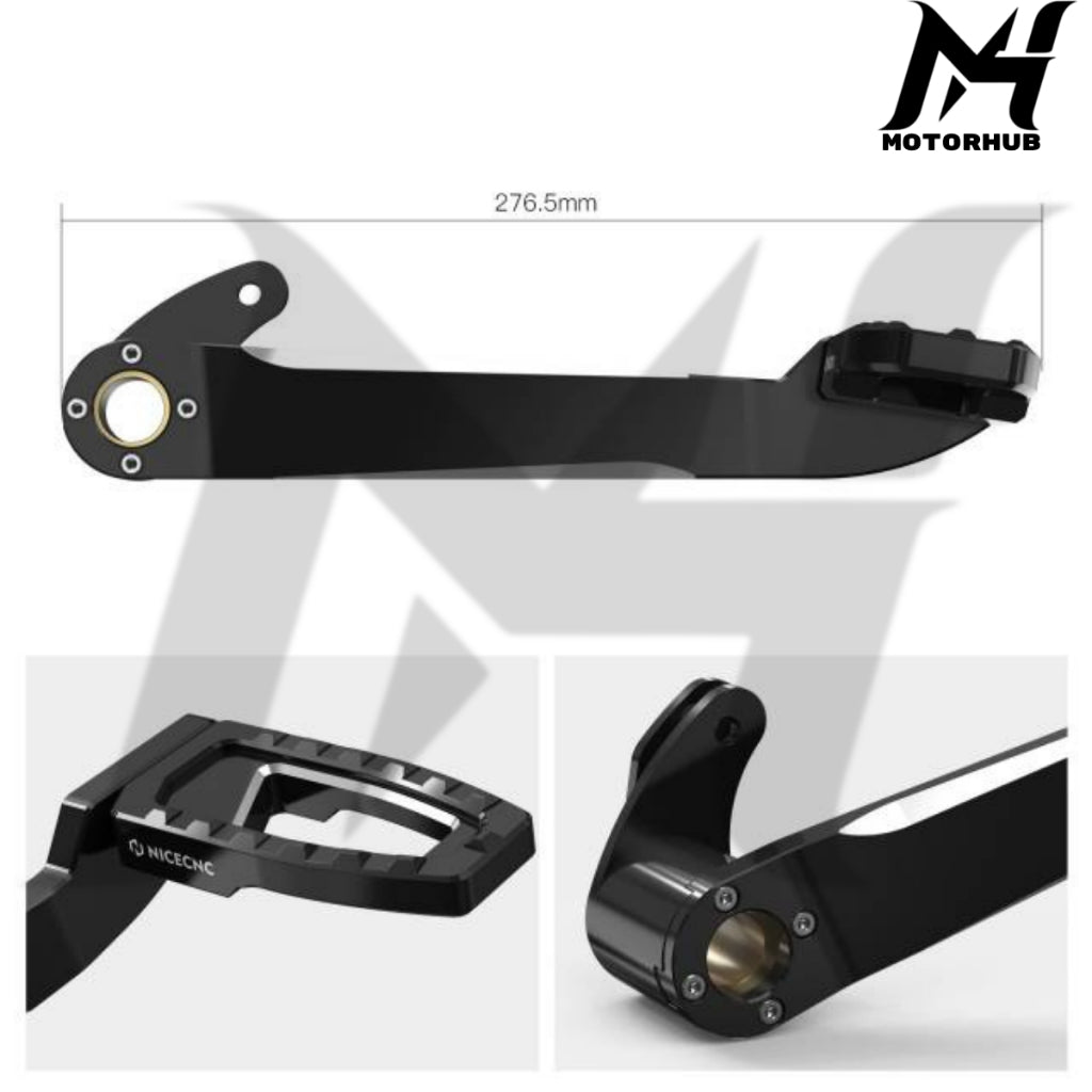 Nice CNC Rear Brake Lever Pedal Kit For Harley-Davidson Touring  Roadglide Street Glide Roadking 2014-2025 & Trike Models [Black] MH9900117
