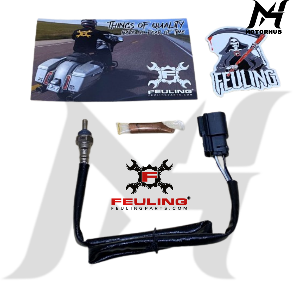 FEULING OXYGEN SENSOR OKSIGEN BELAKANG HARLEY TWIN CAM 12 MM HARLEY DYNA SOFTAIL V ROD 2012 - 2017 SPORTSTER 2014 - 2019 1861-1362 OEM 32700006 KODE 9904