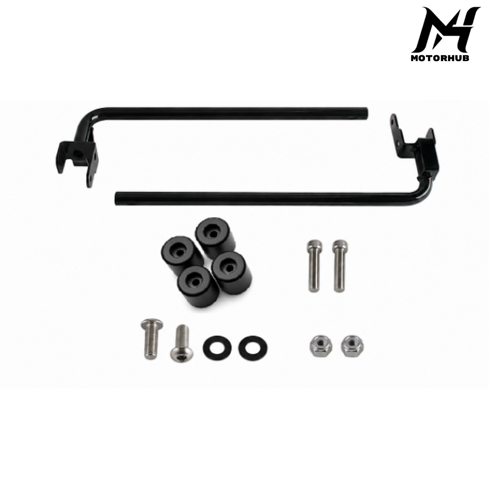 Saddlebag Rear Guard Crash Bars With Support Bar Harley Touring GEN-1 2009-2023 [Black] MH9901297