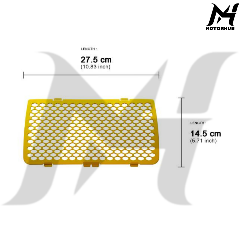 Aluminum Oil Cooler Cover Protection 2024-2026 Touring Gold MH9901196