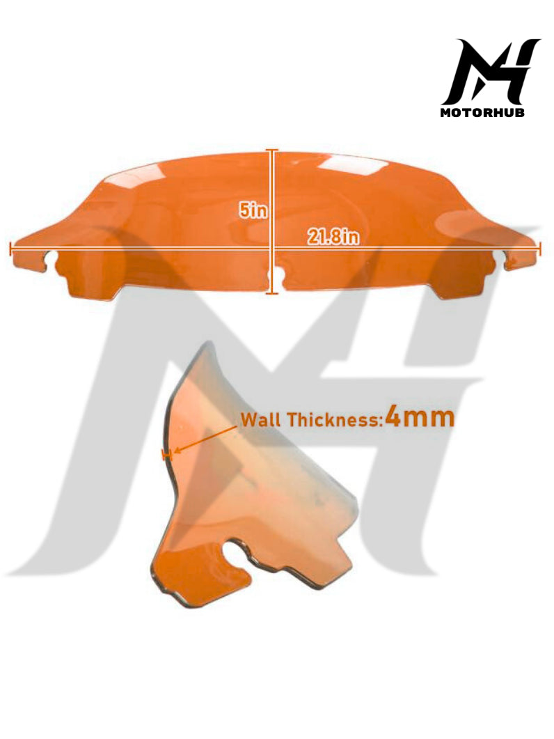 4.5 inch windshield Street Glide Electra Ultra Limited 2014-2023 [Orange] MH9900637