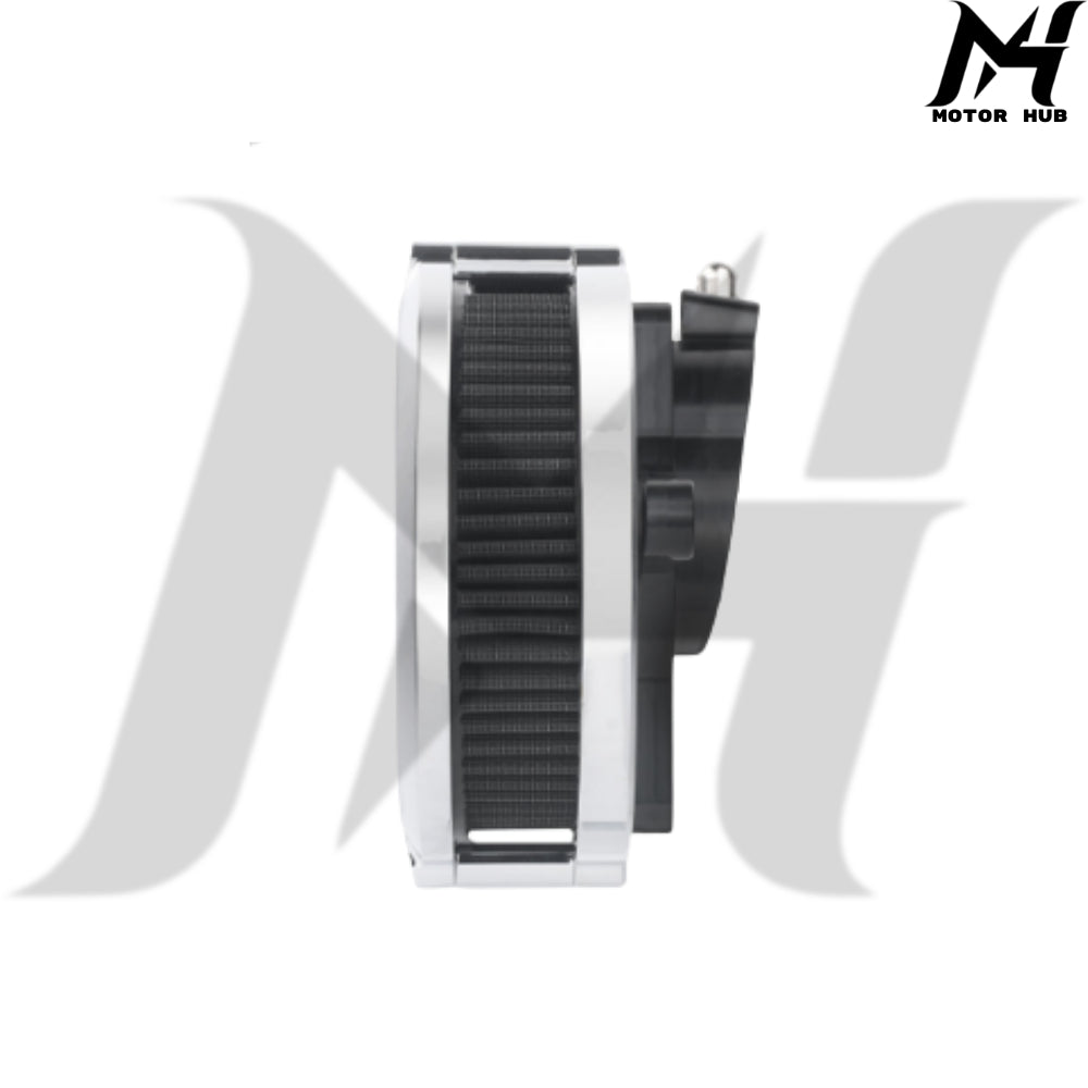 VMS 121-17D Gen 1 Air Filter-Aluminum Fit for Harley-Davidson Milwaukee-Eight 2017-2023 [Chrome] MH9901170