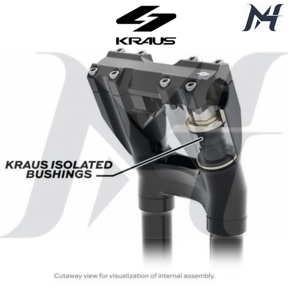 Kraus Isolated & Kickback Risers 1-1/8 Black 12Inch [Black] MH9901072