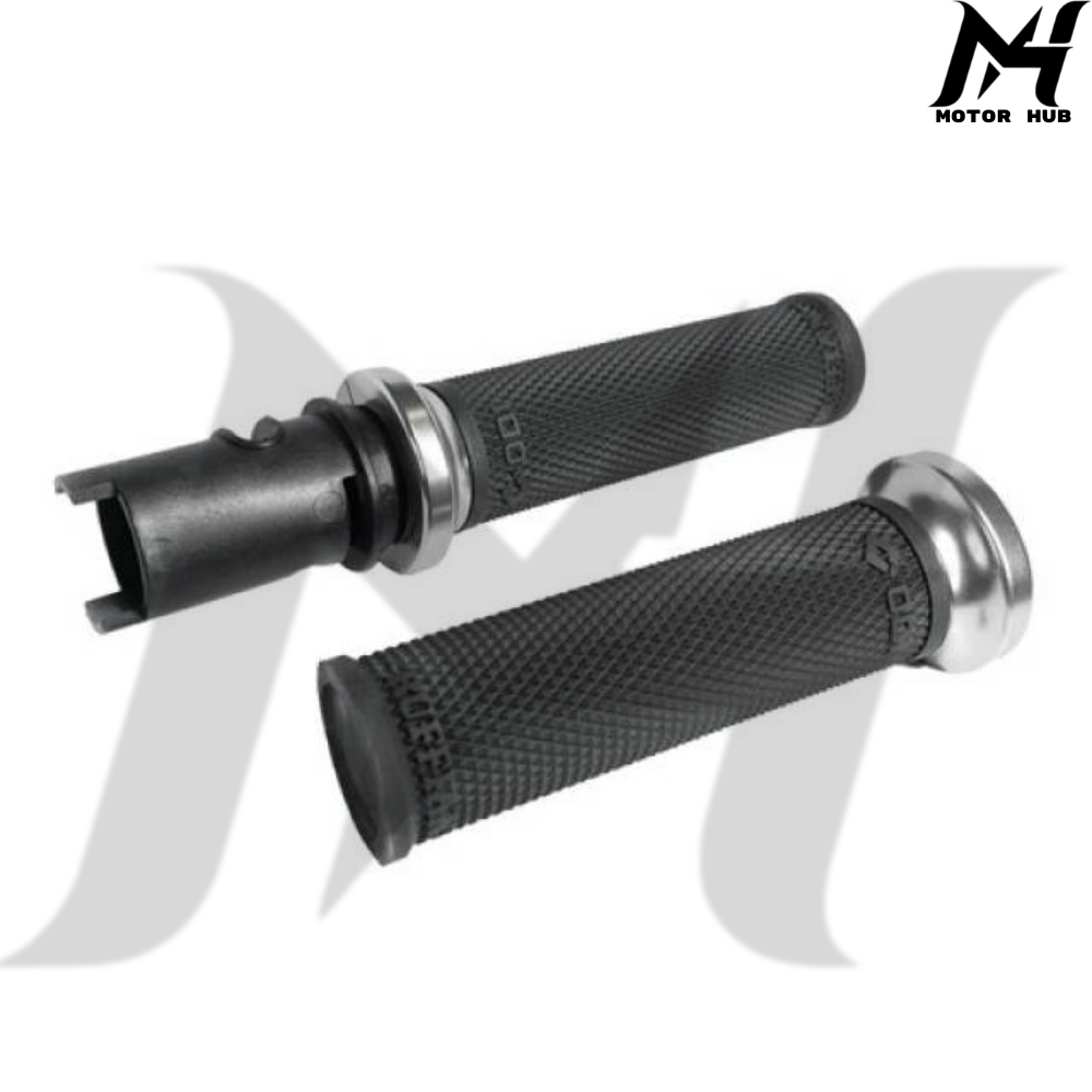 ODI Ruffian V-Twin Lock-On Grip Set (2023+ CVO) [Black-Polish] MH9901067
