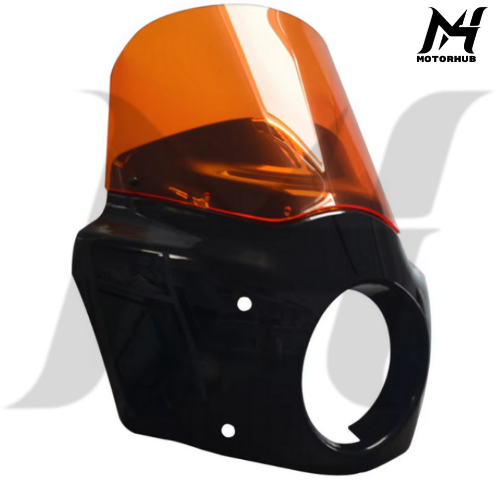 DS RW 11 Inch Headlight fairing with 49mm clamps [Orange] Fairing Club Style Motorcycle Harley Davidson MH9900445