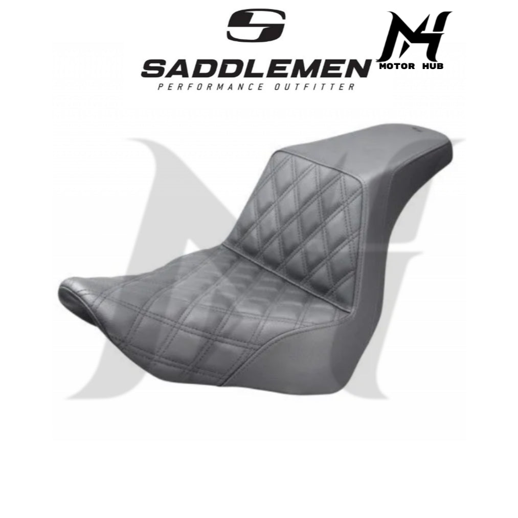 Saddlemen Step-Up Front LS Seat [Customs] Low Rider FXLR/FXLRS/FXLRST, Sport Glide FLSB 2018-2024 BG100869