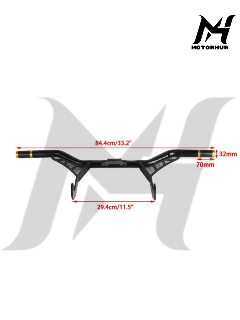 Front Highway Engine Guard Crash Bar Frame Slider Flat-Out Bar For Harley Touring Road King Road Glide Electra Street Glide FLHR FLHT 2014-24 [Chrome] MH9900466