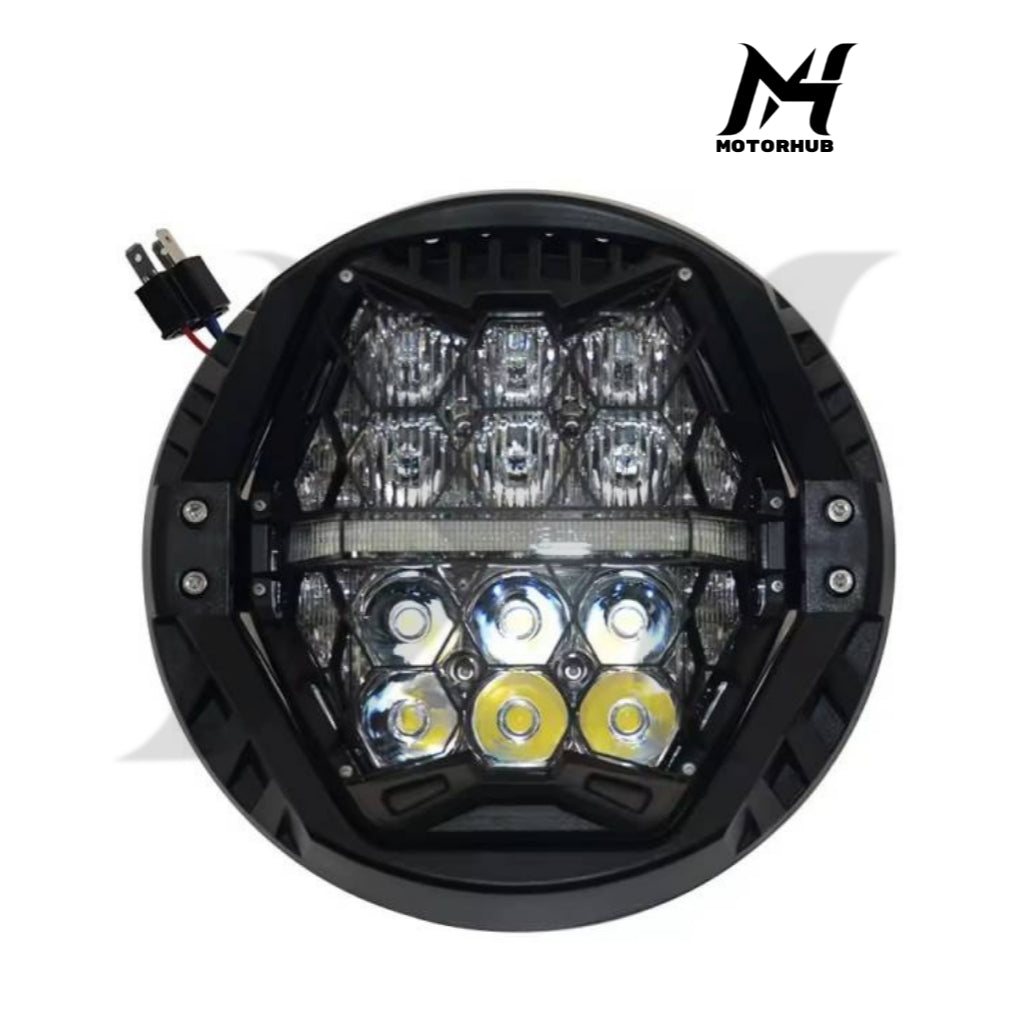 7 inch Performance Headlight for Touring with White DRL MH9900668