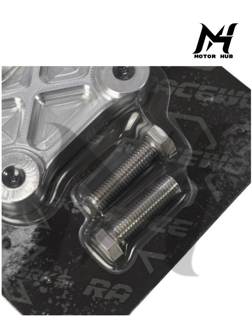 Raceworks V.2 Pull Back Plate Harley Davidson [Raw Polish] RW7700139