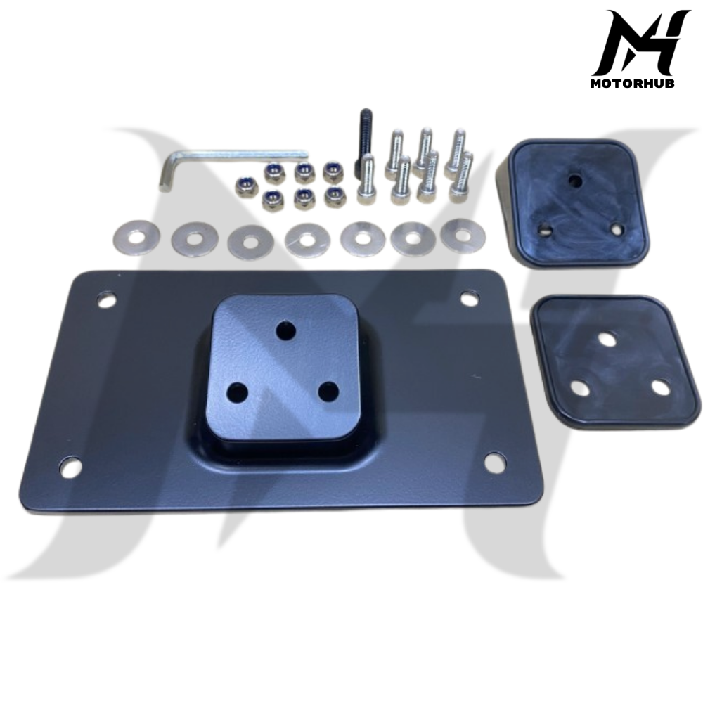 HARLEY FENDER BLACK LICENSE PLATE UNIVERSAL ALL HARLEY SAMPAI TAHUN 2014 LP 002 BK