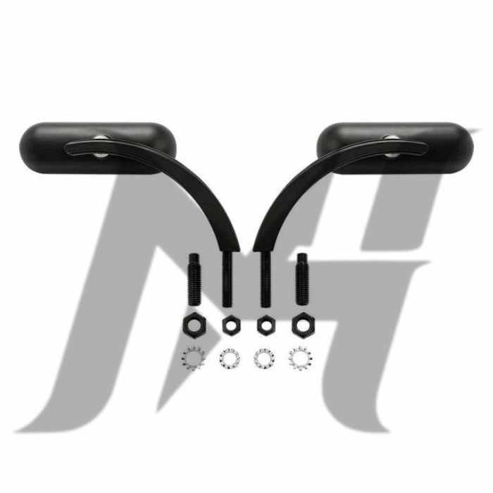 Universal 8mm 10mm M8 M10 Mini Oval Rear View Mirrors Fit For Harley Touring Softail Dyna Sportster MH9900349