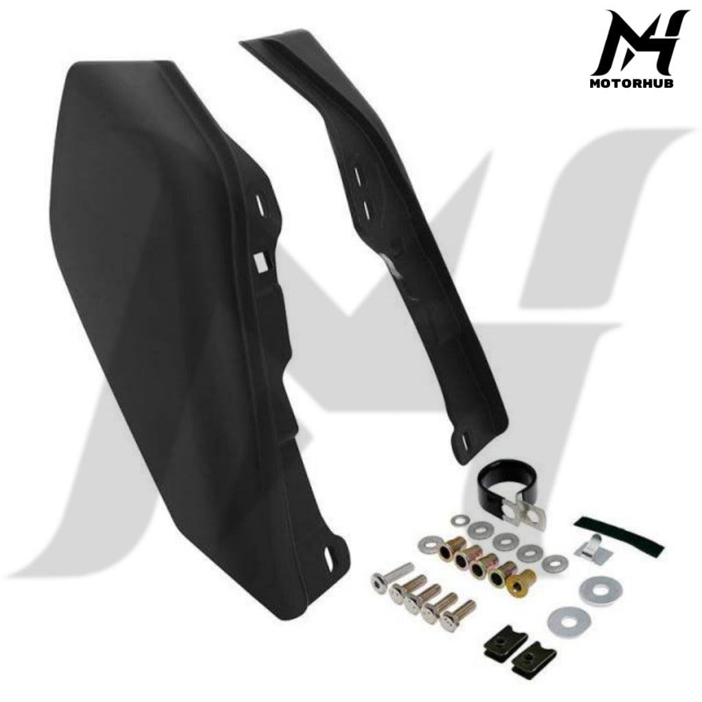 Mid-Frame Air Deflectors Fit For Harley Touring 2009-2026 [Black Mate] Penahan Panas Road Glide Street Glide Road King MH9900217