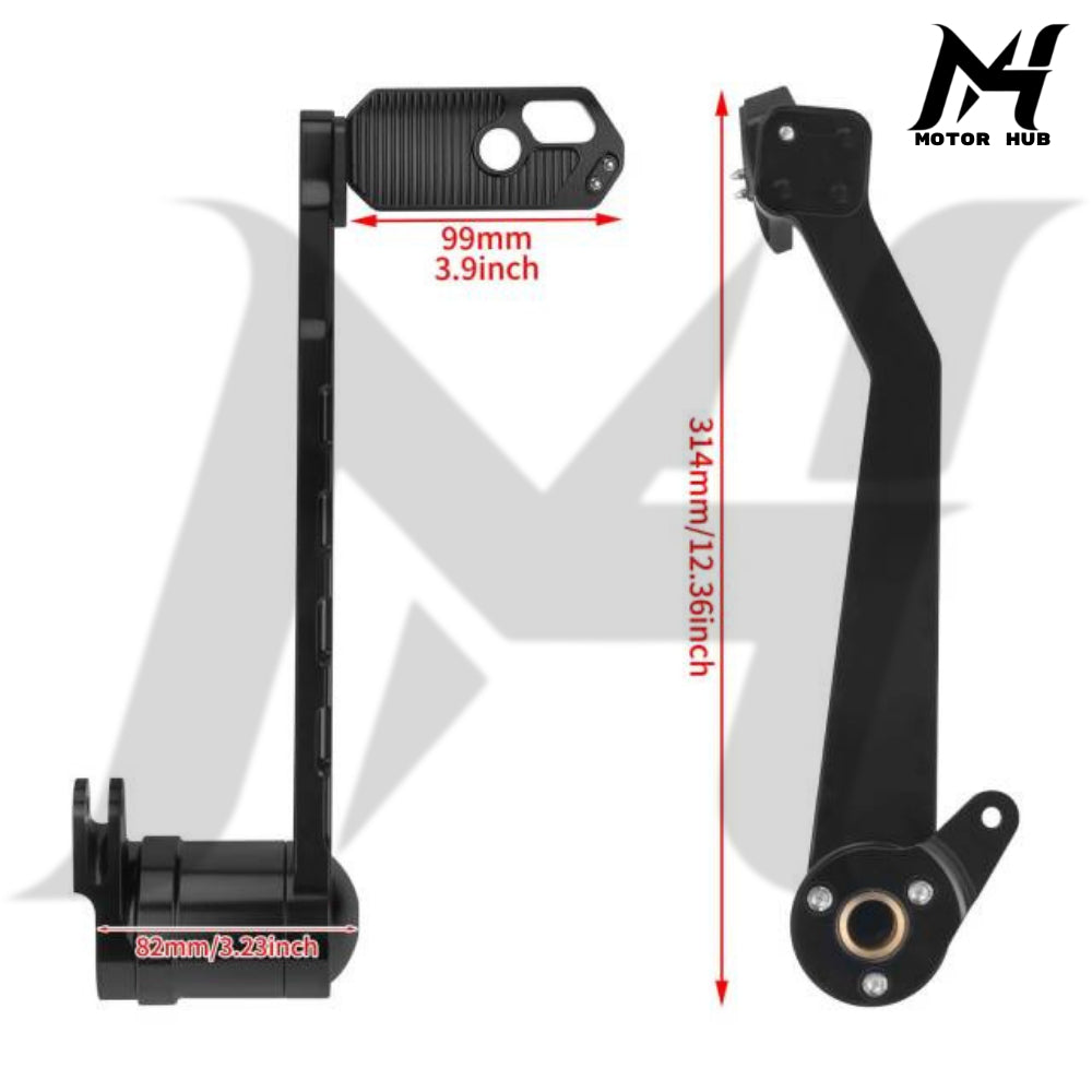 CNC Brake Arm Lever Brake Pedal for Harley Touring 08-13 [Black] MH9901022