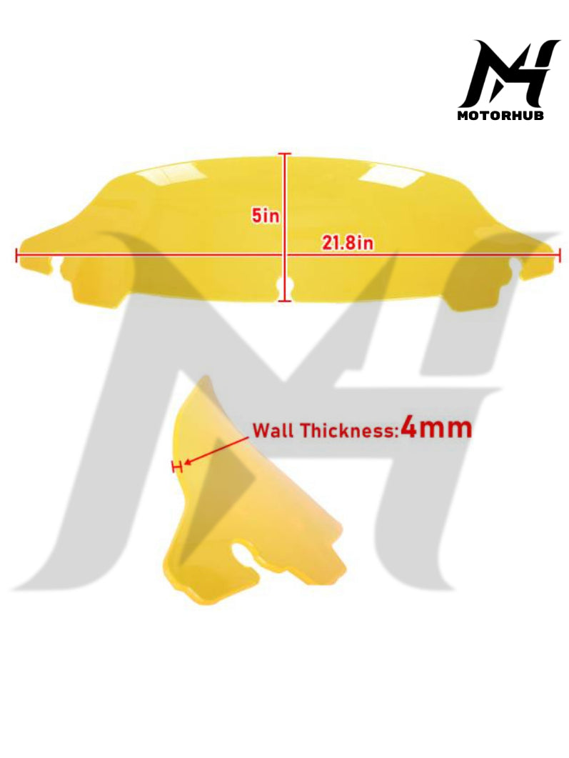 4.5 inch windshield Street Glide Electra Ultra Limited 2014-2023 [Yellow] MH9900638