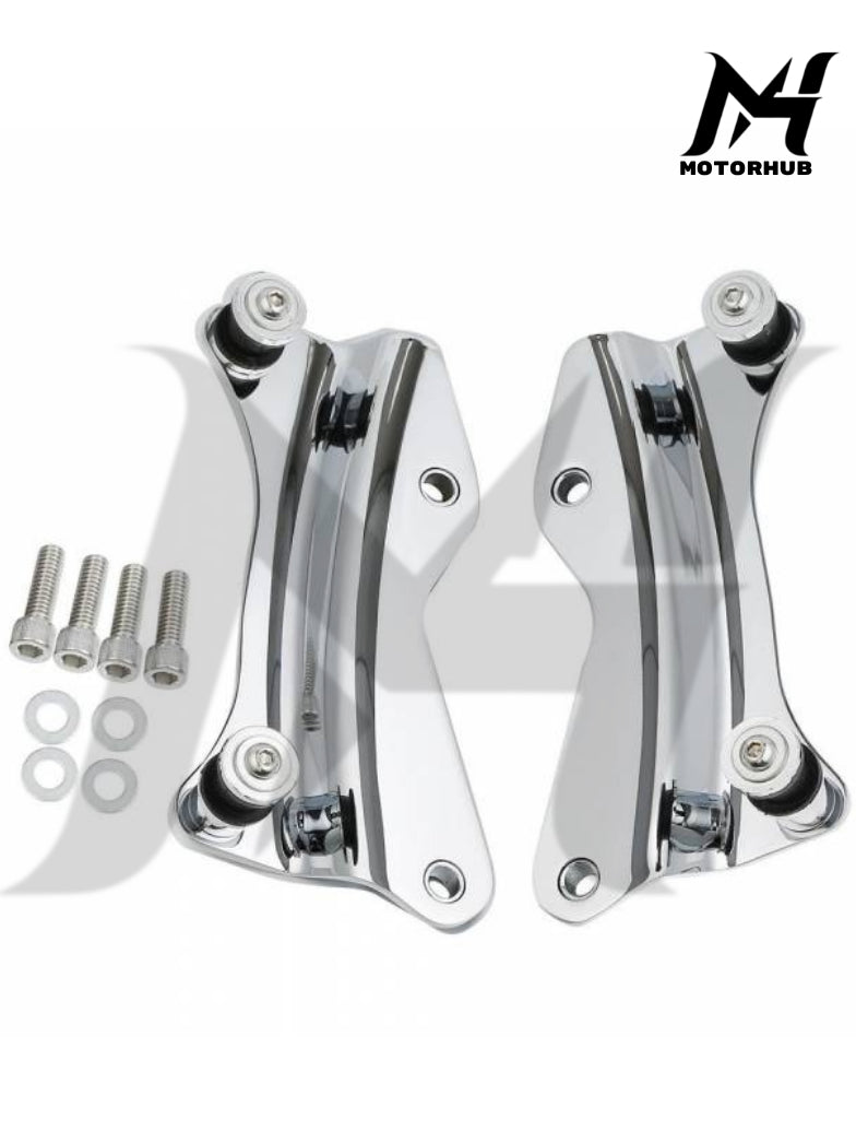Bracket Tourpack Docking 4 Point Docking Hardware Kit Fit For Harley Touring 14-24 [Chrome] MH9900227