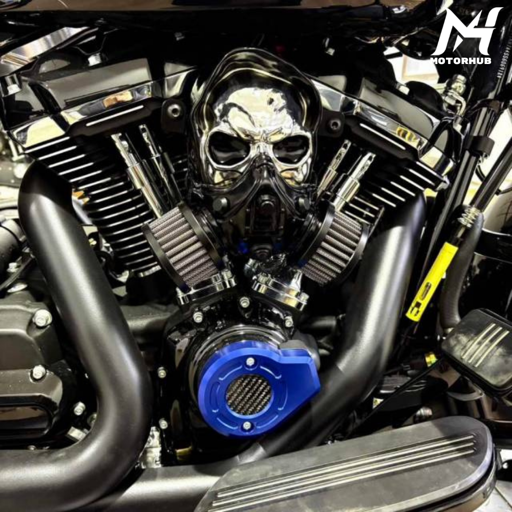 CNC with Carbon Cam Covers for 2024 CVO – 2024-2026 M8 Touring Blue MH9901206