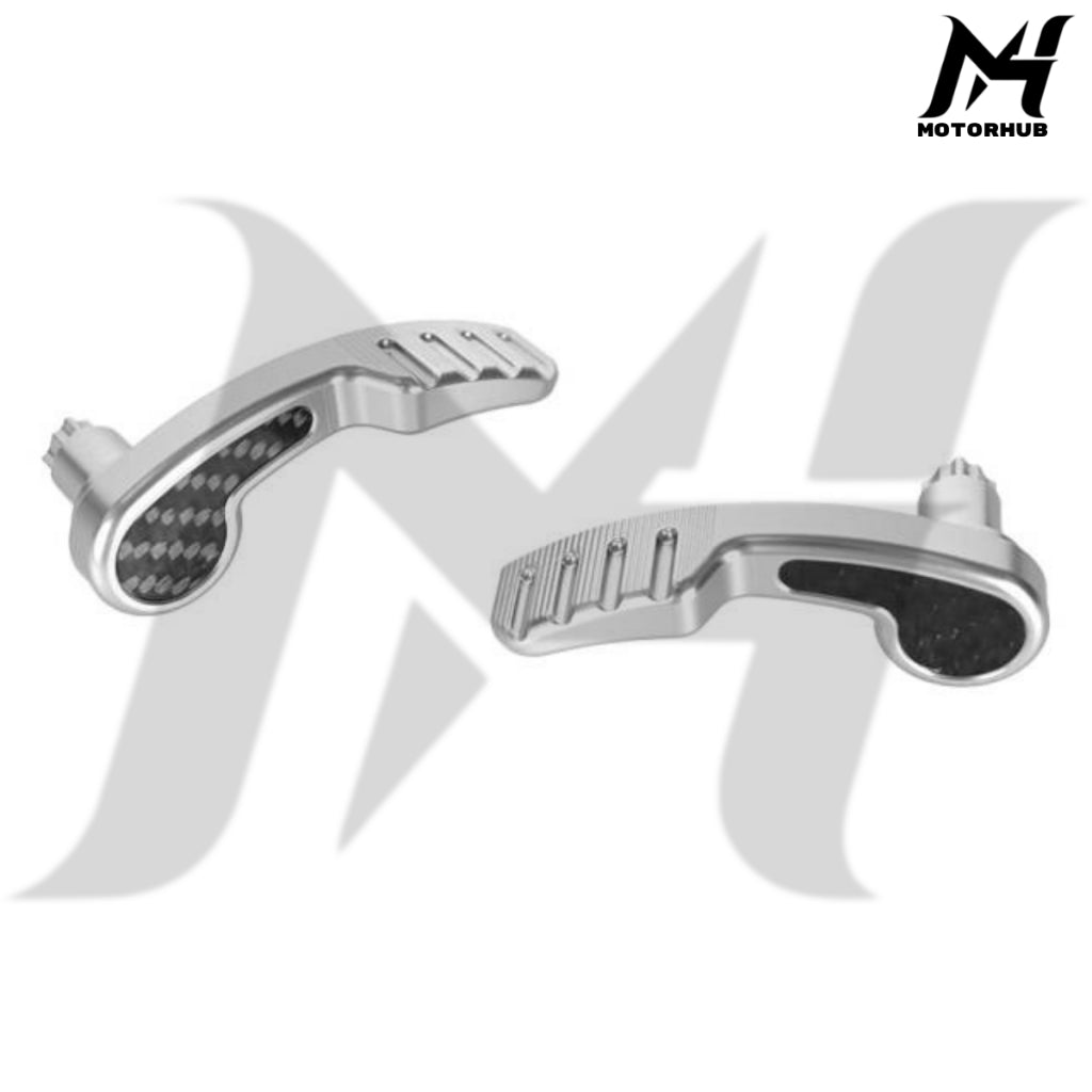 Saddlebag Latch Kit Saddle Bag Latches Lifter Carbon CNC T6061 Touring 2014-2026 [Silver] MH7700342